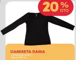 Supermercados Tadicor Camiseta dama térmica soft oferta