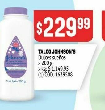 Makro Talco johnson's oferta