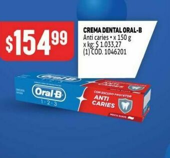 Makro Crema dental oral-b oferta