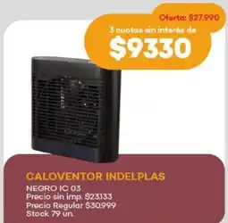 Supermercados Tadicor Caloventor indelplas oferta