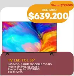 Supermercados Tadicor TCL Tv led 55" oferta