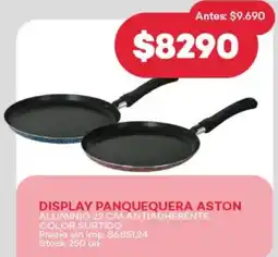Supermercados Tadicor Aston display panquequera oferta