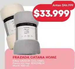 Supermercados Tadicor Frazada catana home king varios colores oferta