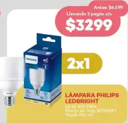 Supermercados Tadicor Philips lámpara ledbright oferta