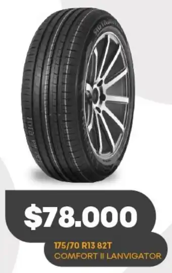 Supermercados Tadicor 175/70 R13 82T Comfort II lanvigator oferta