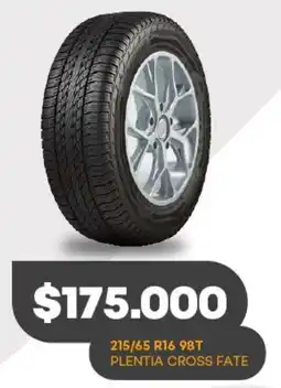 Supermercados Tadicor 215/65 R16 98T Plentia cross fate oferta