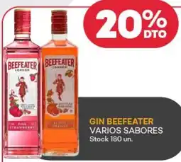Supermercados Tadicor beefeater gin varios sabores oferta