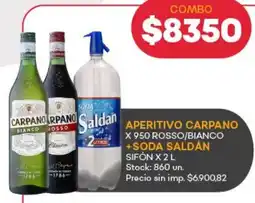 Supermercados Tadicor Carpano aperitivo oferta