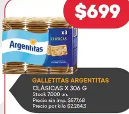 Supermercados Tadicor Argentitas galletitas clásicas oferta