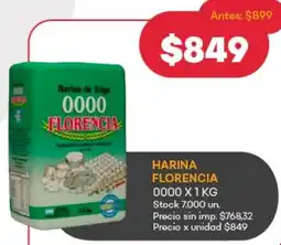 Supermercados Tadicor Harina 0000 florencia oferta