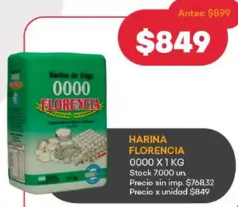 Supermercados Tadicor Harina 0000 florencia oferta