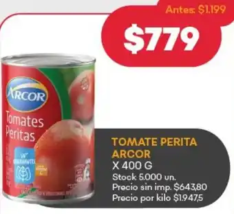 Supermercados Tadicor Arcor tomate perita oferta