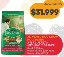 Supermercados Tadicor Purina dog chow alimento para perro oferta