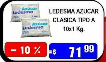Dulcenter Ledesma Azucar Clasica Tipo A oferta