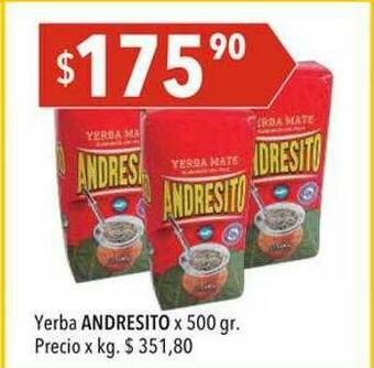 Hergo Yerba Andresito oferta