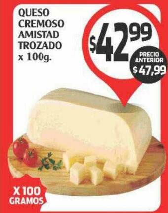 Supermercados Malambo Queso Cremoso Amistad Trozado oferta