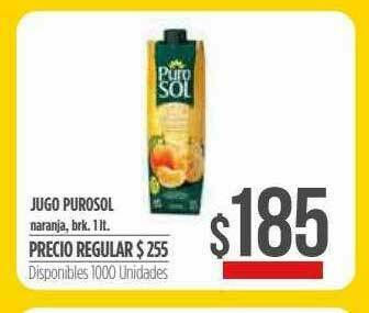 Supermercados Vea Jugo Purosol oferta