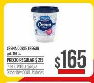 Supermercados Vea Crema Doble Tregar oferta
