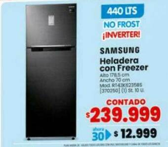 Trabuco Hogar Samsung Heladera Con Freezer oferta
