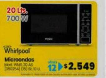 Whirlpool Microondas