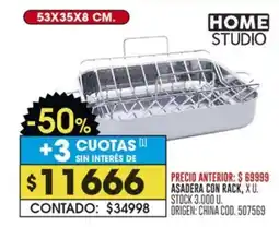 Coto Home Studio asadera con rack oferta