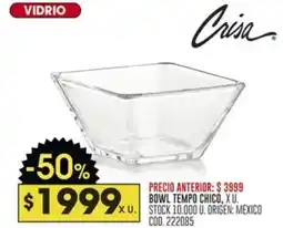 Coto Crisa Bowl Tempo Chico oferta