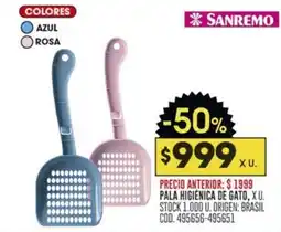 Coto San Remo pala higienica de gato oferta