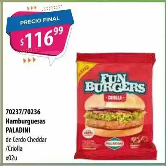 70237 70236 Hamburguesas Paladini
