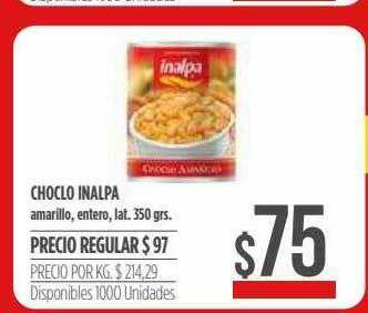 Supermercados Vea Choclo Inalpa oferta