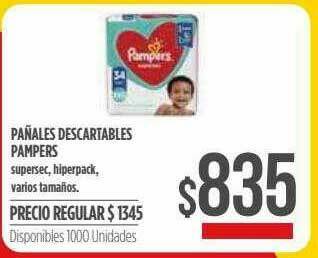 Supermercados Vea Pañales Descartables Pampers oferta