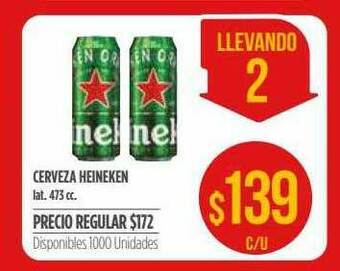Supermercados Vea Cerveza Heineken oferta
