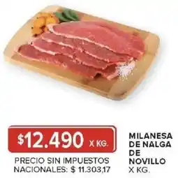 Carrefour Milanesa de nalga de novillo oferta