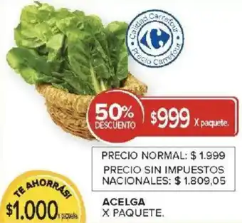 Carrefour Acelga oferta