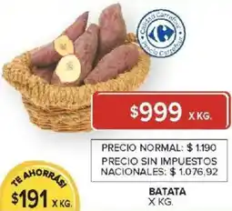 Carrefour Batata oferta
