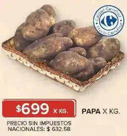Carrefour Papa oferta