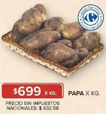 Carrefour Papa oferta