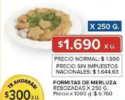 Carrefour Formitas de merluza rebozadas oferta