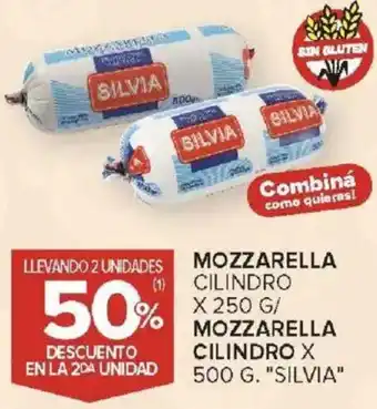 Carrefour Silvia mozzarella cilindro oferta
