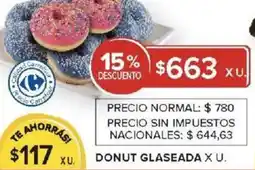 Carrefour Donut glaseada oferta