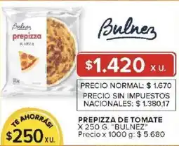 Carrefour Bulnez prepizza de tomate oferta
