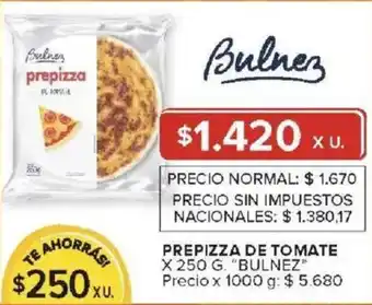 Carrefour Bulnez prepizza de tomate oferta