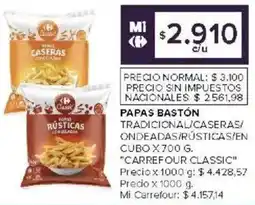 Carrefour Carrefour classic tradicional/caseras oferta