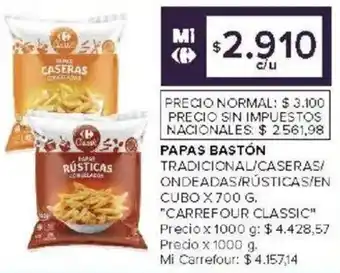 Carrefour Carrefour classic tradicional/caseras oferta