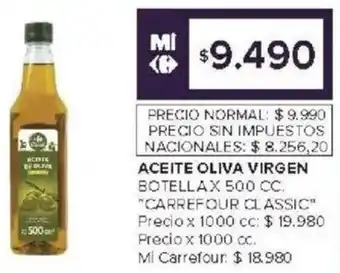 Carrefour Carrefour classic aceite oliva virgen botella oferta