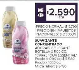 Carrefour Carrefour essential suavizante concentrado oferta