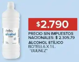 Carrefour Bulnez alcohol etílico botella oferta