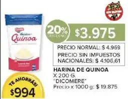 Carrefour Dicomere harina de quinoa oferta