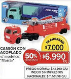 Carrefour Maisto camión con acoplado v/ modelos oferta