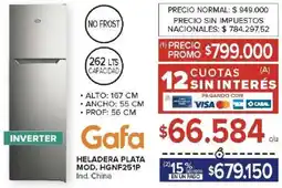 Carrefour Gafa heladera plata oferta