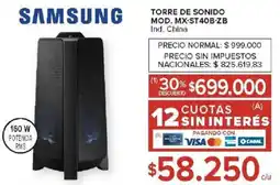 Carrefour Samsung torre de sonido oferta
